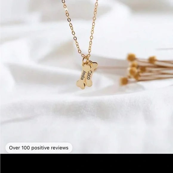 Boutique | CUSTOM Gold and Silver Bone Pendant Necklaces - Picture 2 of 2